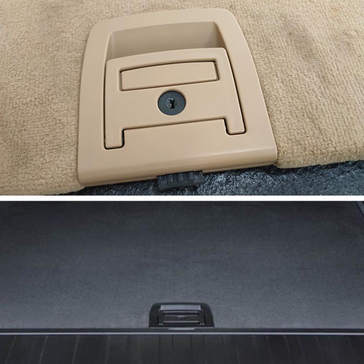 For BMW X5 E70 / X6 E71 E72 Car Boot Handle Inside Trunk Lid Bottom Plate Handle 51479120283(With Lock Hole Beige) - free shipping - PMc TechLife - Order now!