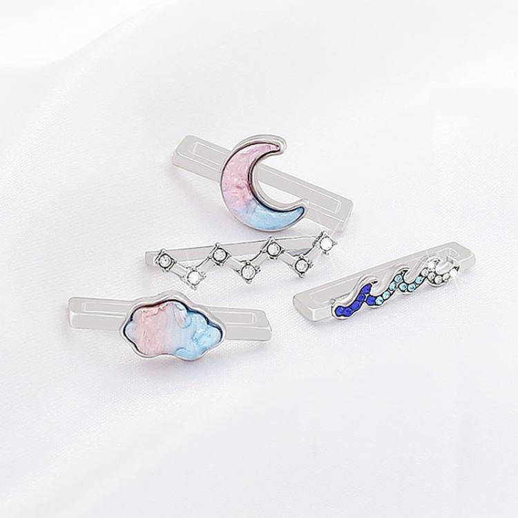 4pcs / Set 22mm Width Smart Watch Band Decorative Ring Metal Accessories, Style: 3 - Watch Decorations by PMC TechLife | Online Shopping South Africa | PMC TechLife | Buy Now Pay Later Mobicred
