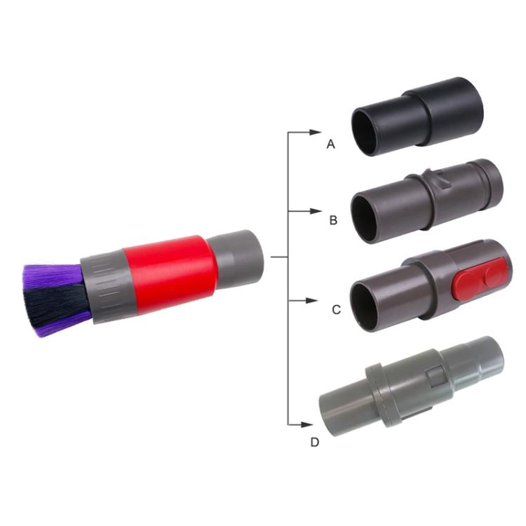 32mm Soft Brush+35mm Connector Vacuum Cleaner Dusting Streak Free Soft Brush Replacement Accessory Set - Other Accessories by PMc TechLife | Online Shopping South Africa | PMc TechLife | Buy Now Pay Later Mobicred