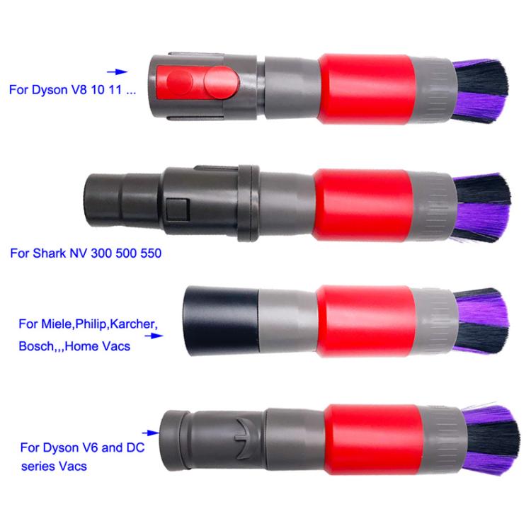 32mm Soft Brush+Connector For Shark Vacuum Cleaner Dusting Streak Free Soft Brush Replacement Accessory Set - Other Accessories by PMc TechLife | Online Shopping South Africa | PMc TechLife | Buy Now Pay Later Mobicred