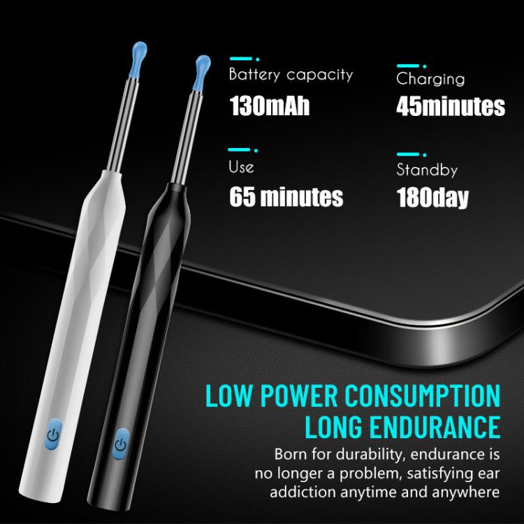 P3 LED Light WIFI Connection Smart Wireless Visual Ear Picker With APP(Black) - free shipping - PMC TechLife - Order now!