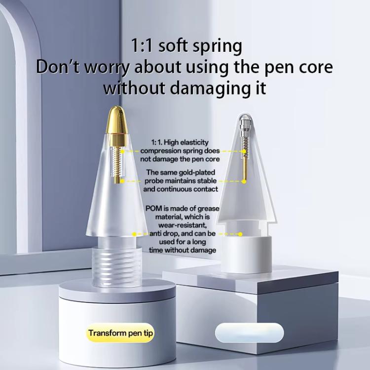 For Apple Pencil Pro / 2 / 1 Replacement Tips Stylus Nib, Spec: 3.5+Tapered+2.0+Steel Ball - free shipping - PMc TechLife - Order now!
