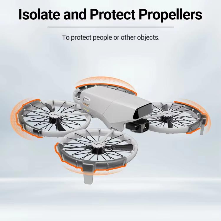 For DJI Flip RCSTQ Paddle Impact Protector Cushioning Anti-scratch and Anti-bump Ring(Gray) - free shipping - PMC TechLife - Order now!