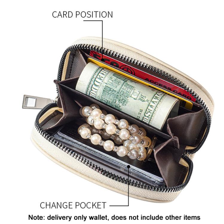 Women Wallet Pleated Sense PU Zipper Short Wallet Simple Solid Color Coin Purse(Pink) - free shipping - PMc TechLife - Order now!
