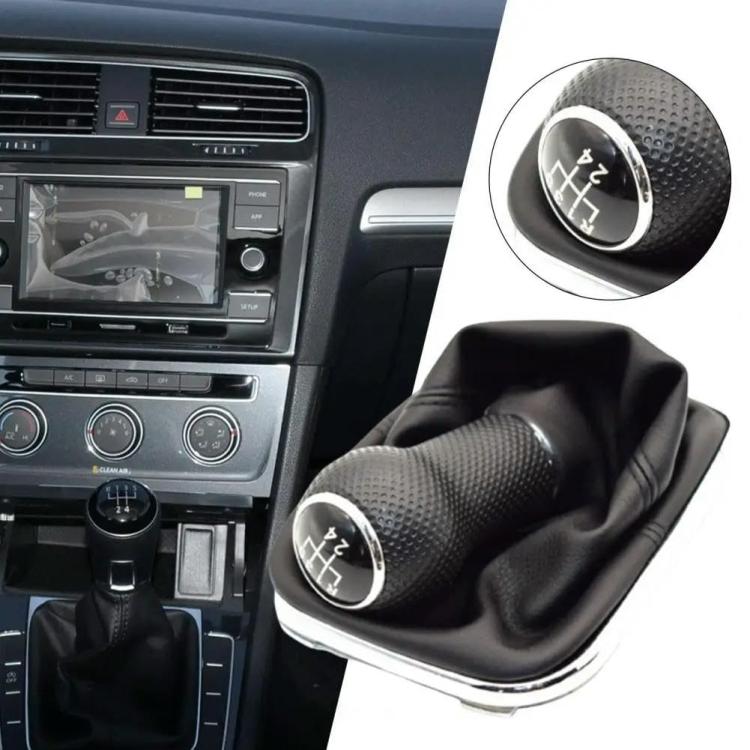 For Volkswagen Golf MK4 Gear Lever Hand Ball, Caliber: 12mm(Electroplating Black Line 5 Speed) - free shipping - PMc TechLife - Order now!