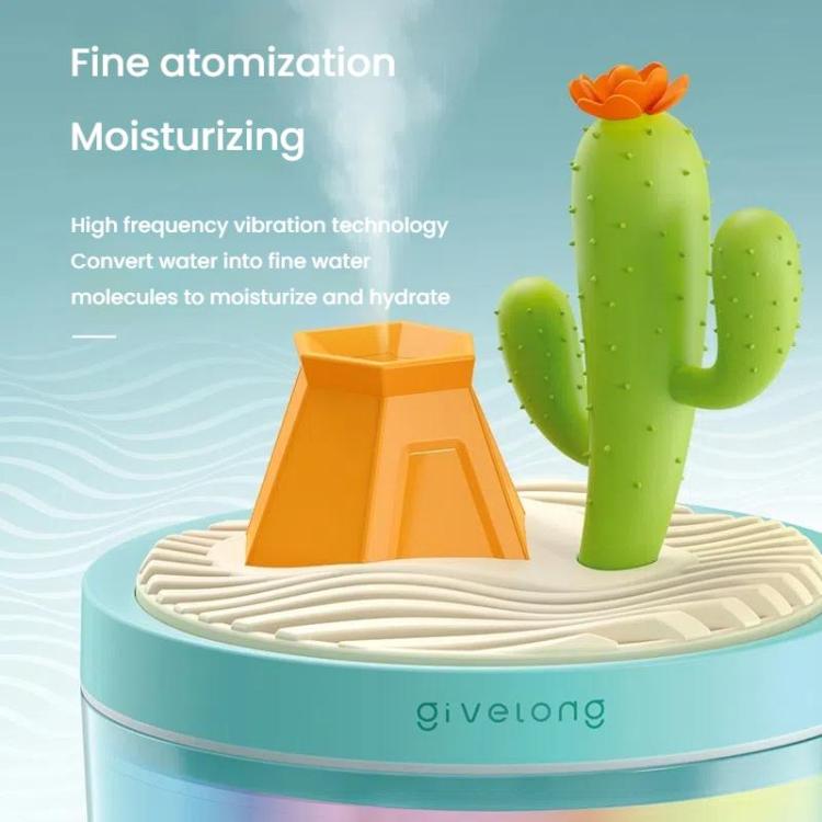 Givelong Mini Portable Landscape Humidifier Plant Pot Hydrator Mister USB Car Spray Aromatherapy Diffuser(Coconut Tree) - free shipping - PMC TechLife - Order now!