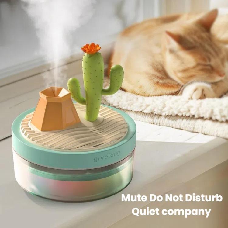 Givelong Mini Portable Landscape Humidifier Plant Pot Hydrator Mister USB Car Spray Aromatherapy Diffuser(Coconut Tree) - free shipping - PMC TechLife - Order now!