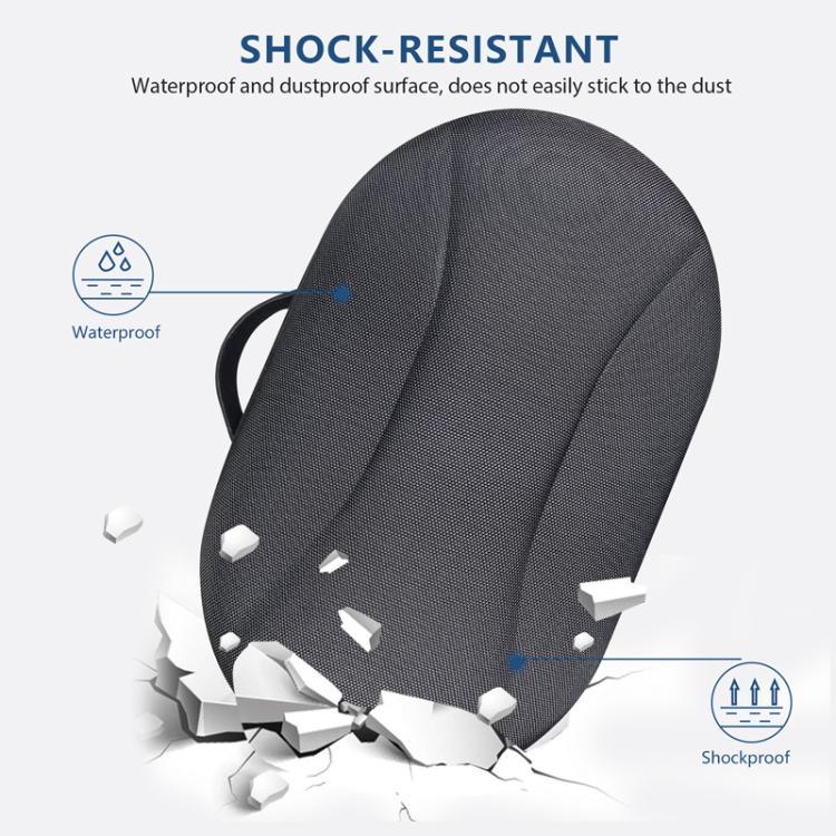 For Meta Quest 3 VR Glasses Storage Case EVA Anti-Pressure Hard Shell Storage Bag(Carbon Fiber Black) - VR Accessories by PMC TechLife | Online Shopping South Africa | PMC TechLife | Buy Now Pay Later Mobicred