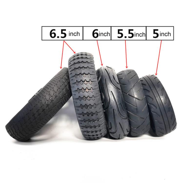 Electrical Scooter / Robot / Construction Vehicle Modified Tire Accessories, Style: 6.5inch Solid 10mm - Accessories & Parts by PMc TechLife | Online Shopping South Africa | PMc TechLife | Buy Now Pay Later Mobicred