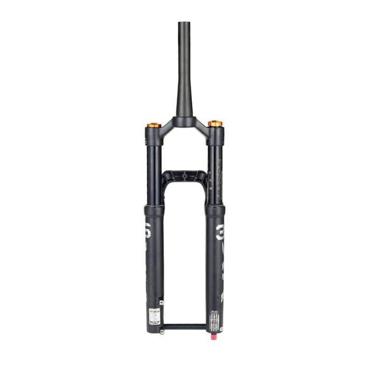 KRSEC XR36 Front Fork Straight Taper Tube Barrel Axle Mountain Bike Wire Damping Forks, Size: 29 inch(Black) - free shipping - PMc TechLife - Order now!