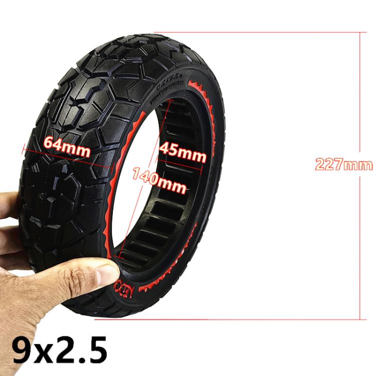 9.5 Inch Electrical Scooter Pneumatic Free Tires 9.5 x 2.50 Off-Road Skeleton Solid Tire, Color: Blue - free shipping - PMc TechLife - Order now!