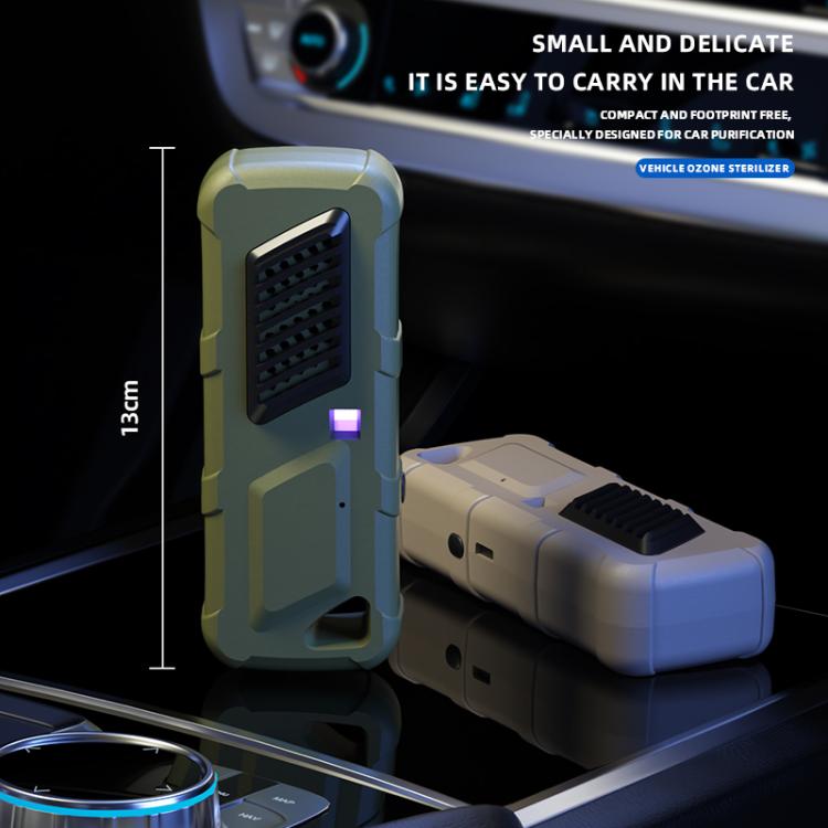 Car Air UVC Deodorizer USB Charging Ozone Purifier(Khaki) - free shipping - PMc TechLife - Order now!