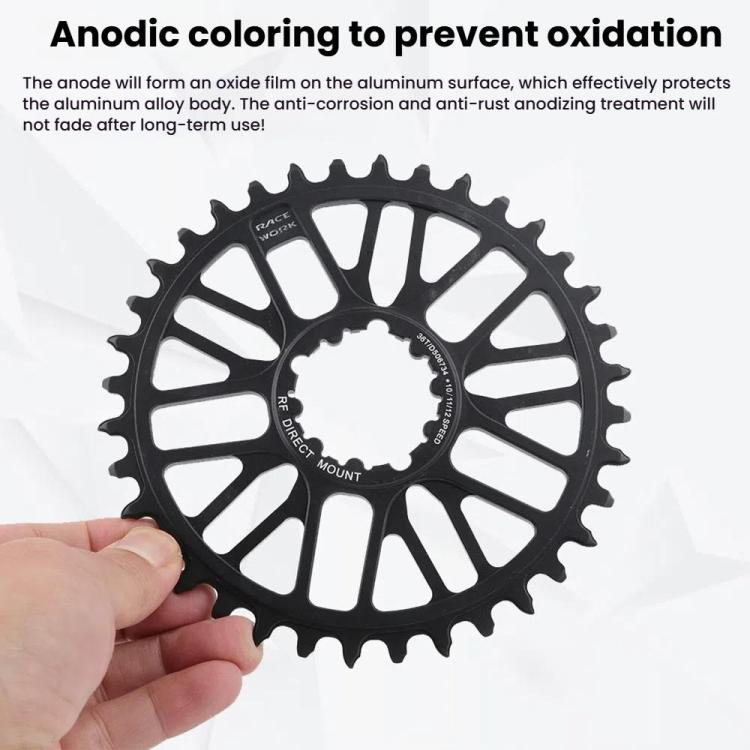 RACEWORK RK7788 Mountain Bike Direct Mount Chainwheel Road Bike Chainring, Spec: ROAD 52T - free shipping - PMc TechLife - Order now!