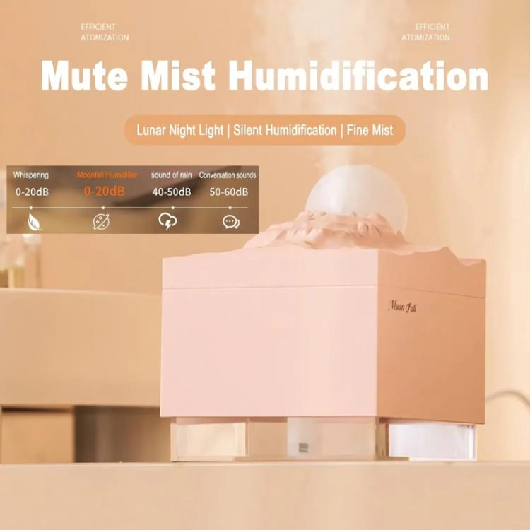 Moonfall Humidifier Aroma Diffuser Large Fog With Night Light Desktop Ornament(White) - free shipping - PMC TechLife - Order now!