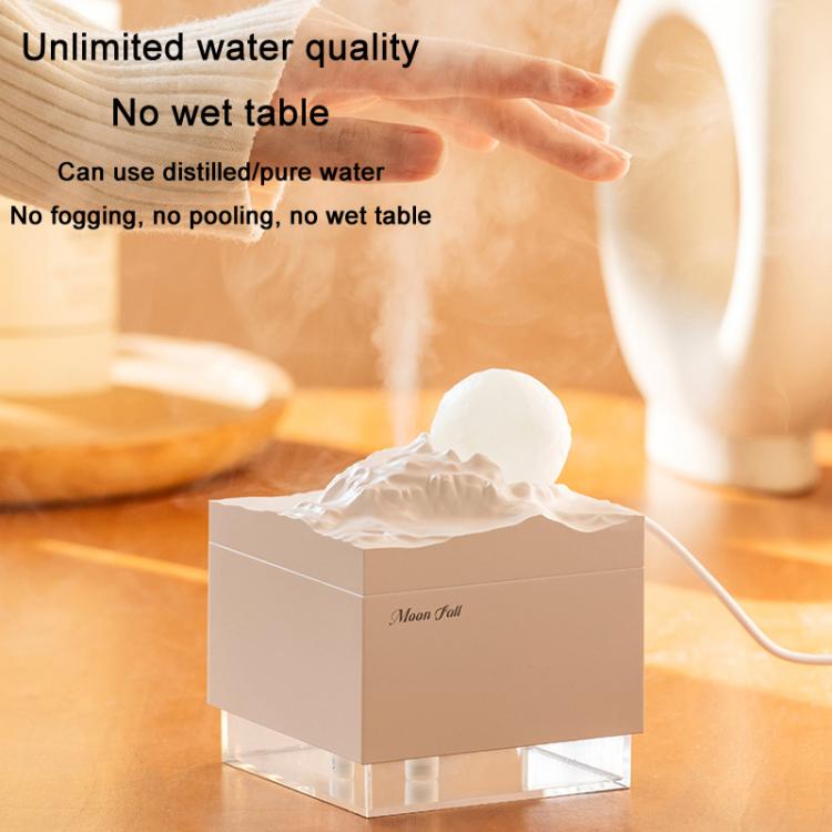 Moonfall Humidifier Aroma Diffuser Large Fog With Night Light Desktop Ornament(White) - free shipping - PMC TechLife - Order now!