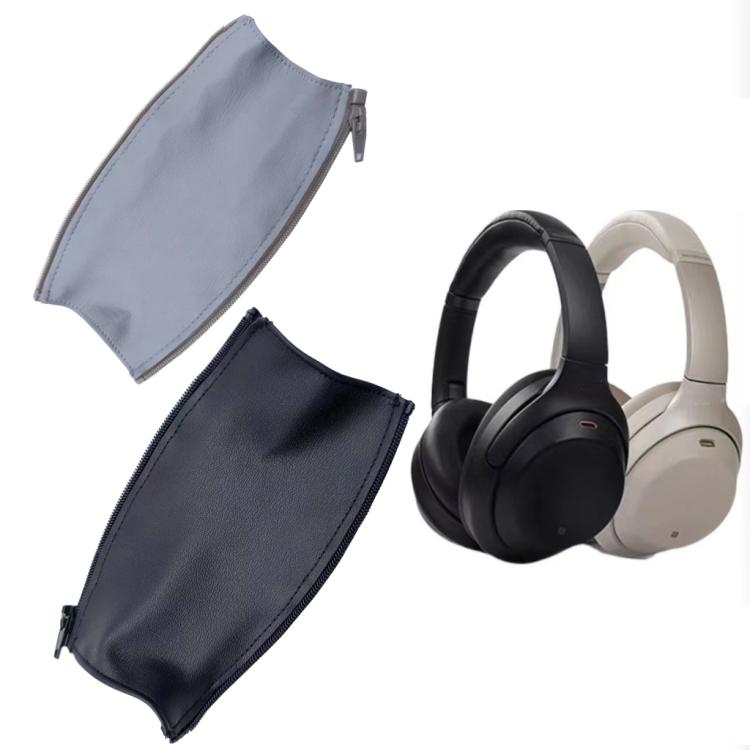 For Sony WH-1000XM4 Headphones Headband Protective Cover Replacement Parts, Spec: Leather Zipper Gold - free shipping - PMc TechLife - Order now!
