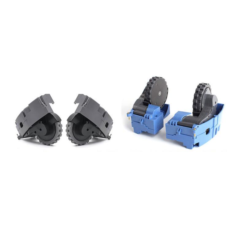 For IRobot Roomba 5/6/7/8/9 Series Walking Wheels Vacuum Cleaner Accessories Left+Right Wheel-Black - For iRobot Accessories by PMc TechLife | Online Shopping South Africa | PMc TechLife | Buy Now Pay Later Mobicred
