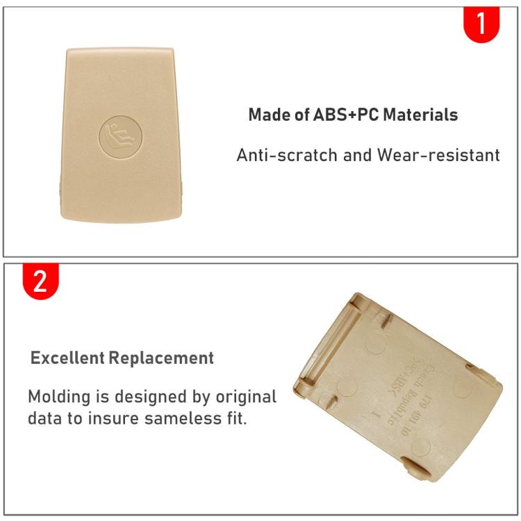 52207319686 For BMW F30 F31 3-Series Rear Child Seat Safety Anchor Cover(Beige) - free shipping - PMc TechLife - Order now!