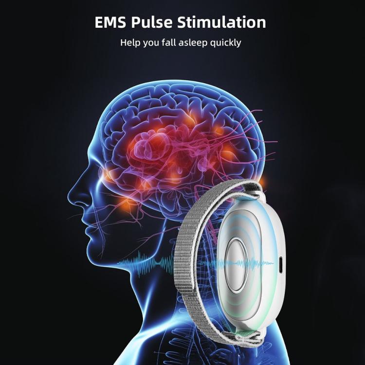 HY61 EMS Pulse Smart Handheld Sleep Meter Sleep Aid Instrument(White) - free shipping - PMC TechLife - Order now!