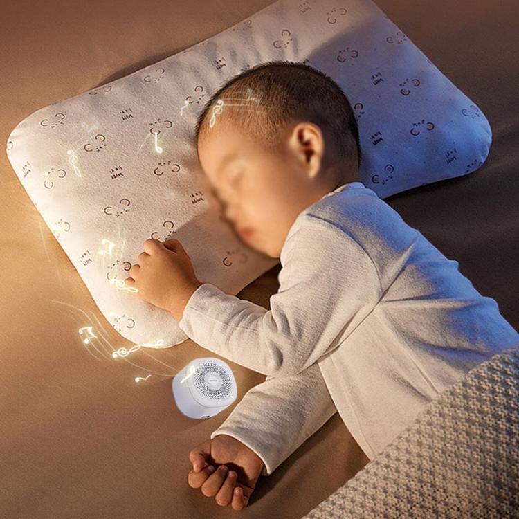LT010 7-color Breathing Light Baby White Noise Sleep Device Portable Sleep Aid(White) - free shipping - PMC TechLife - Order now!