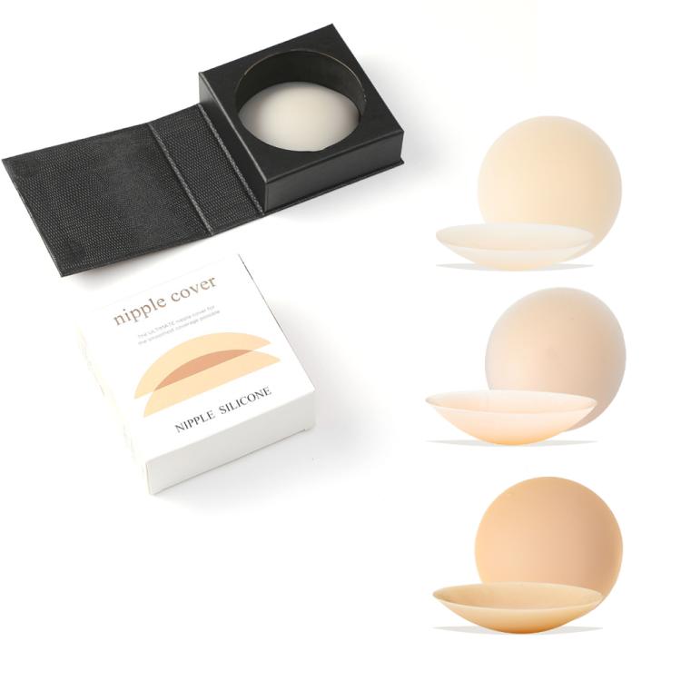 Anti-Bump Ultra-Thin Breathable Silicone Self-Adhesive Invisible Breast Stickers, Size: 8CM Dark Skin(Magnet Box) - free shipping - PMc TechLife - Order now!