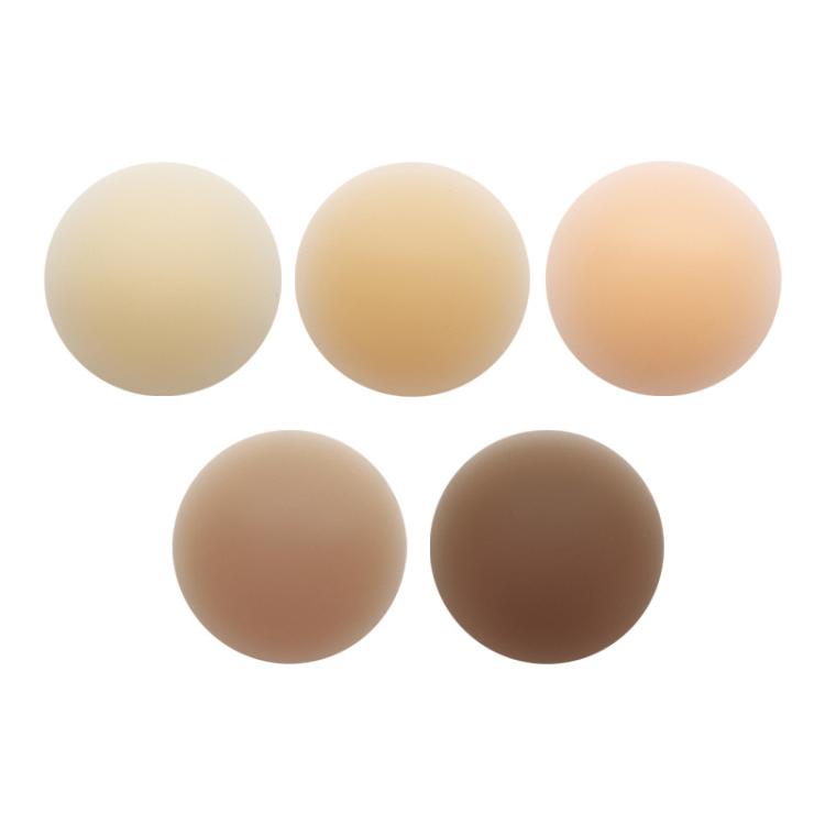 Ultra-thin Invisible Anti-bump Silicone Breast Stickers, Size: 8cm(Dark brown) - free shipping - PMc TechLife - Order now!