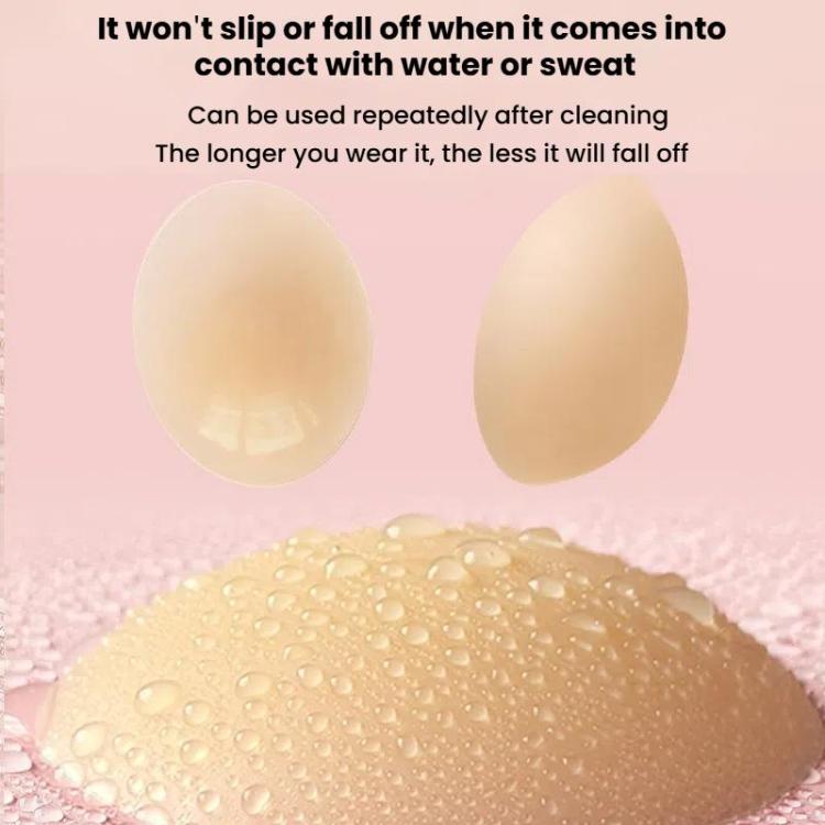Ultra-thin Invisible Anti-bump Silicone Breast Stickers, Size: 10cm(Fair skin) - free shipping - PMc TechLife - Order now!
