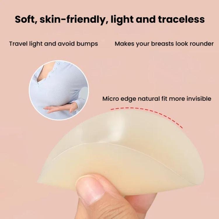 Ultra-thin Invisible Anti-bump Silicone Breast Stickers, Size: 13cm(Natural skin) - free shipping - PMc TechLife - Order now!