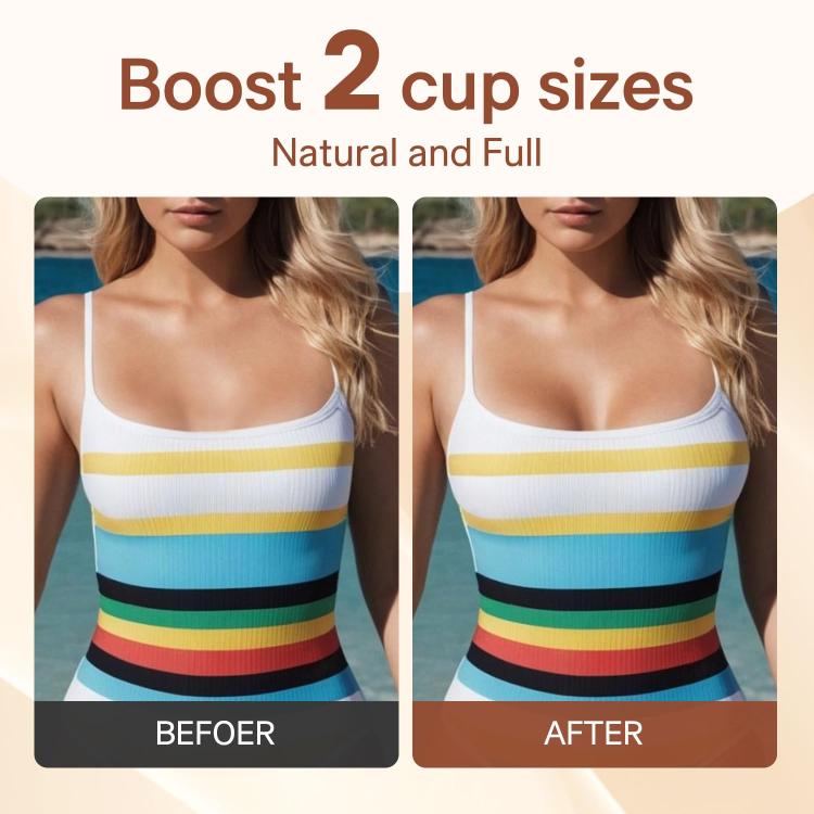 Double-Sided Silicone Thickened Inserts Gather Triangle Breast Pads, Size: L/C(White Skin Color With Orange Box) - free shipping - PMC TechLife - Order now!