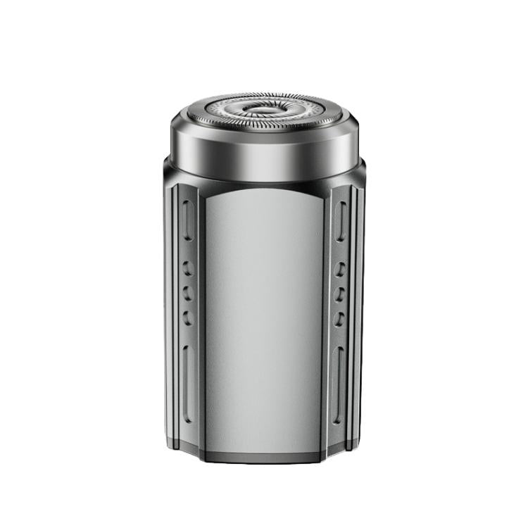 Portable Electric Shaver for Men with LCD Display ��� Travel-Friendly Mini Shaver, USB Type-C Fast Charging, Waterproof & Washable Design, Style: Floating Blade Dark Metallic Gray - free shipping - PMC TechLife - Order now!