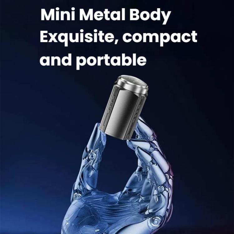 Portable Electric Shaver for Men with LCD Display ��� Travel-Friendly Mini Shaver, USB Type-C Fast Charging, Waterproof & Washable Design, Style: Floating Blade Black - free shipping - PMC TechLife - Order now!