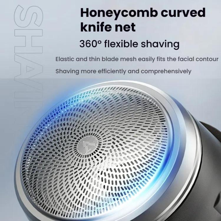 Wood Grain Electric Shaver Rechargeable Men Shaver with 6 Stainless Steel Blades, Waterproof Washable Head & High-Power Motor for Smooth Shaving 2207 - free shipping - PMC TechLife - Order now!