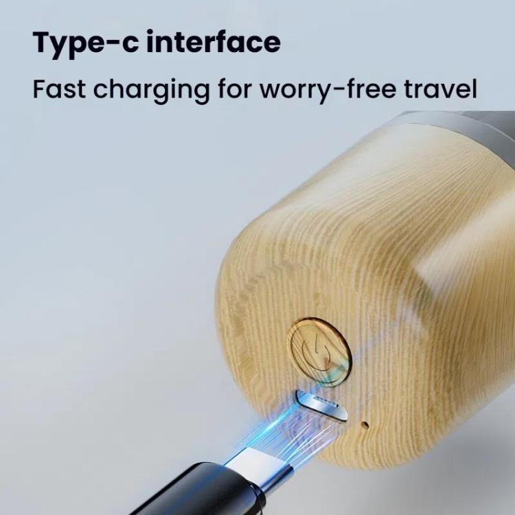 Wood Grain Electric Shaver Rechargeable Men Shaver with 6 Stainless Steel Blades, Waterproof Washable Head & High-Power Motor for Smooth Shaving 2207 - free shipping - PMC TechLife - Order now!