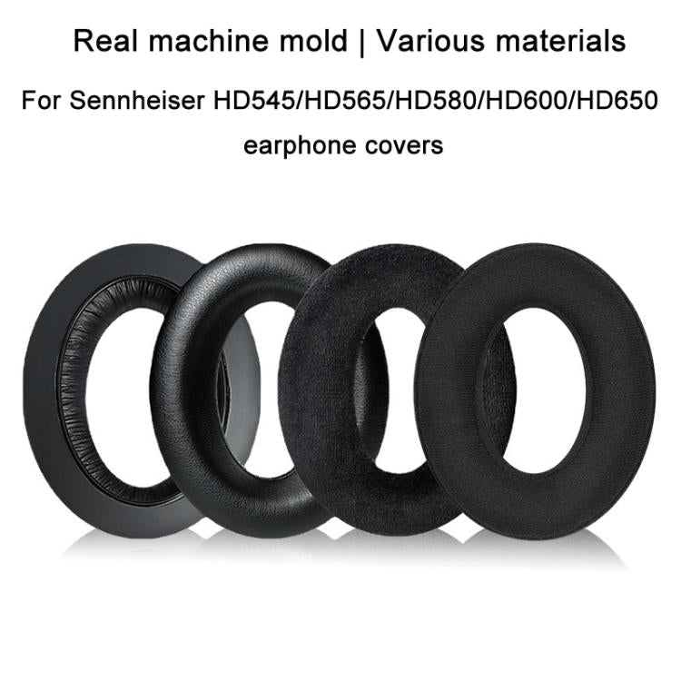 2pcs For Sennheiser HD545 / HD565 / HD580 / HD600 / HD650 Earphone Cover Sponge Earmuffs With Tuning Foam, Material: Flannel - Earmuff & Pad by PMc TechLife | Online Shopping South Africa | PMc TechLife | Buy Now Pay Later Mobicred