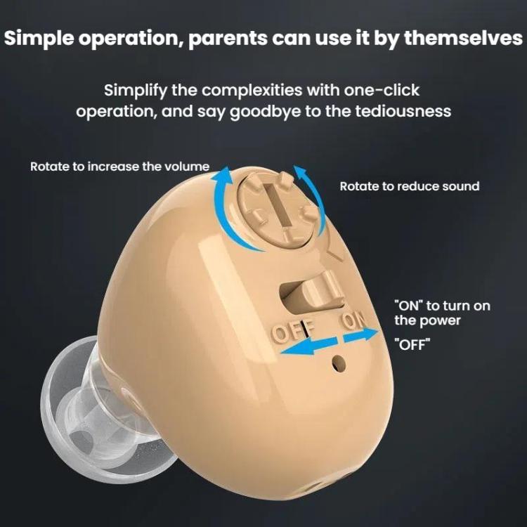 Hearing Aid Sound Amplifier Elderly Noise Reduction Sound Collector Hearing Aid Accessories(Battery Model) - Hearing Aids by PMc TechLife | Online Shopping South Africa | PMc TechLife | Buy Now Pay Later Mobicred