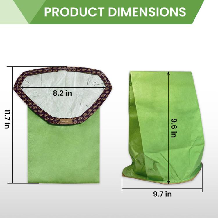 2pcs For ProTeam 107314 Vacuum Cleaner Accessories Paper Bag Dust Collection Bag(Printed) - free shipping - PMc TechLife - Order now!