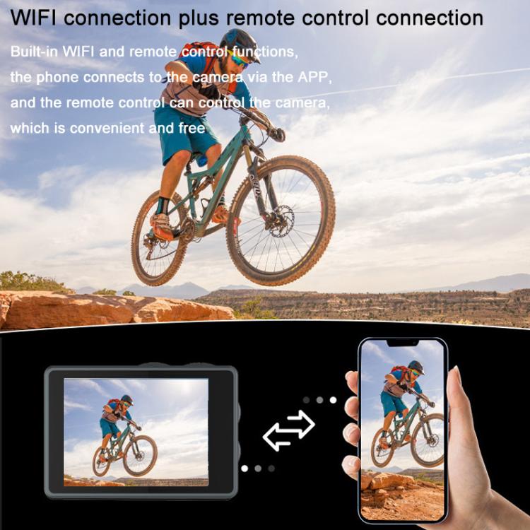 M40R With Remote Control 5K Action Camera Anti-Shake Outdoor HD Shooting Cycling Recorder Under Dive Camera - free shipping - PMC TechLife - Order now!