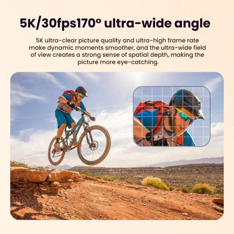 M40TRW With Touch Screen + Remote Control + Microphone 5K Action Camera Anti-Shake Outdoor HD Shooting Cycling Recorder Under Dive Camera - free shipping - PMC TechLife - Order now!