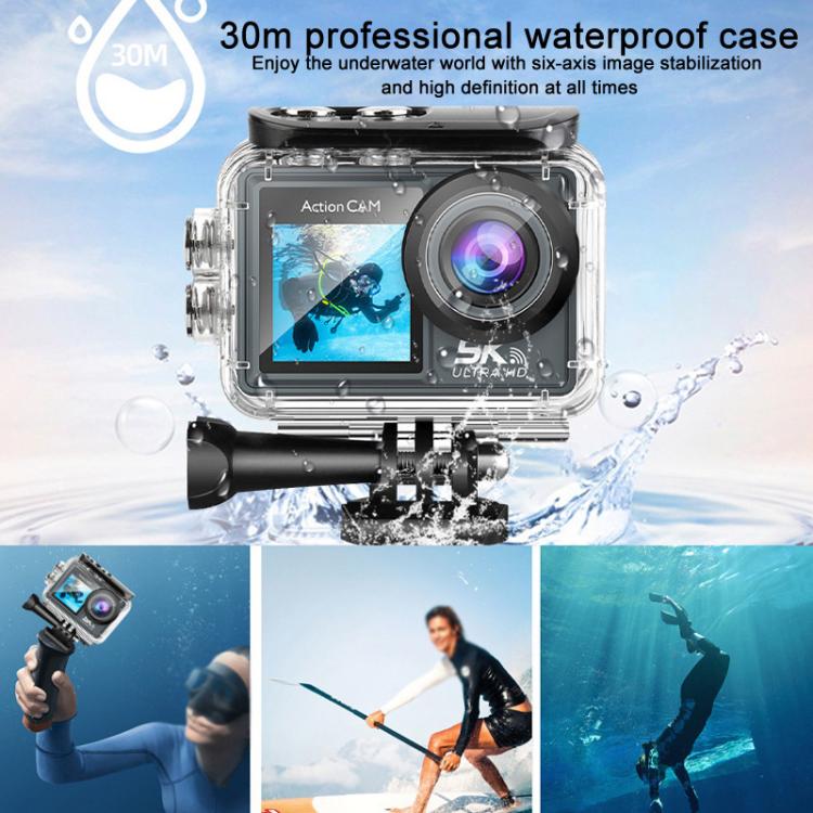 M40R With Remote Control 5K Action Camera Anti-Shake Outdoor HD Shooting Cycling Recorder Under Dive Camera - free shipping - PMC TechLife - Order now!
