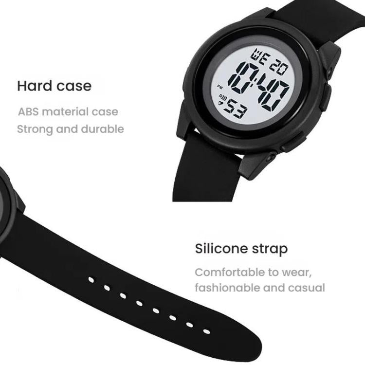 SKMEI 2429 Youth Electronic Watch Simple Outdoor Sports Watch(Pink) - free shipping - PMC TechLife - Order now!