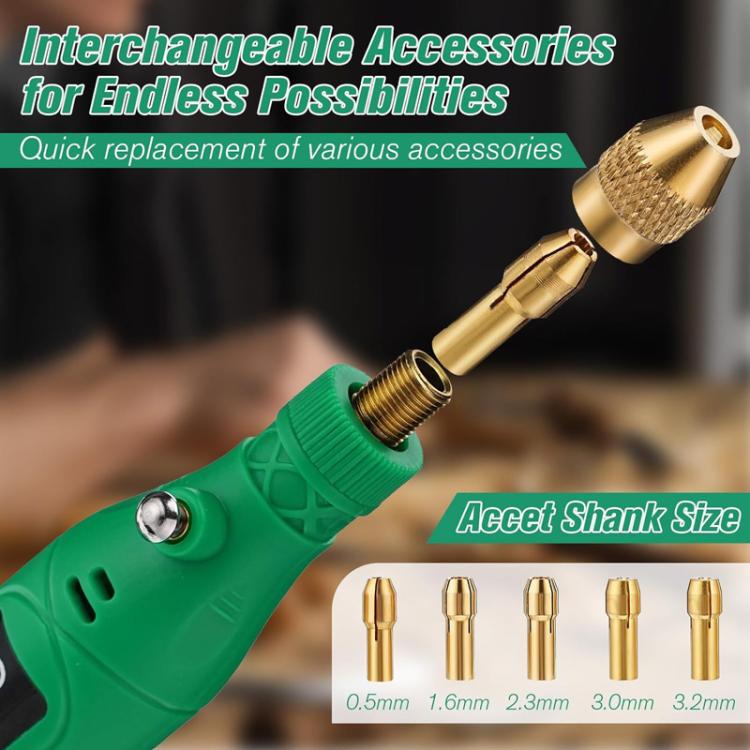 137pcs /Set 5-speed Mini Electric Grinder Micro Drill Metal Glass Ceramic Grinding Carving Cutting And Polishing Tools - Abrasive Tools & Accessories by PMc TechLife | Online Shopping South Africa | PMc TechLife | Buy Now Pay Later Mobicred