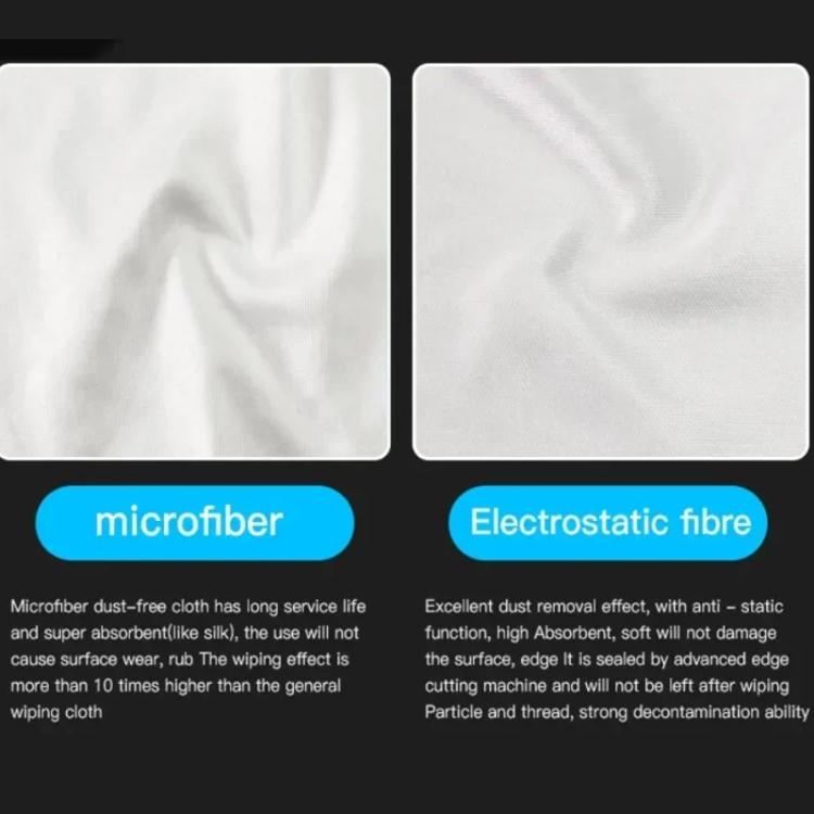 MaAnt 100pcs /Pack Electrostatic Fiber Dustless Cloth Cell Phone Film Repair Anti-Static Dustless Cloth Industrial Wiping Cloths Lint Free Cleaning Cloths - free shipping - PMC TechLife - Order now!