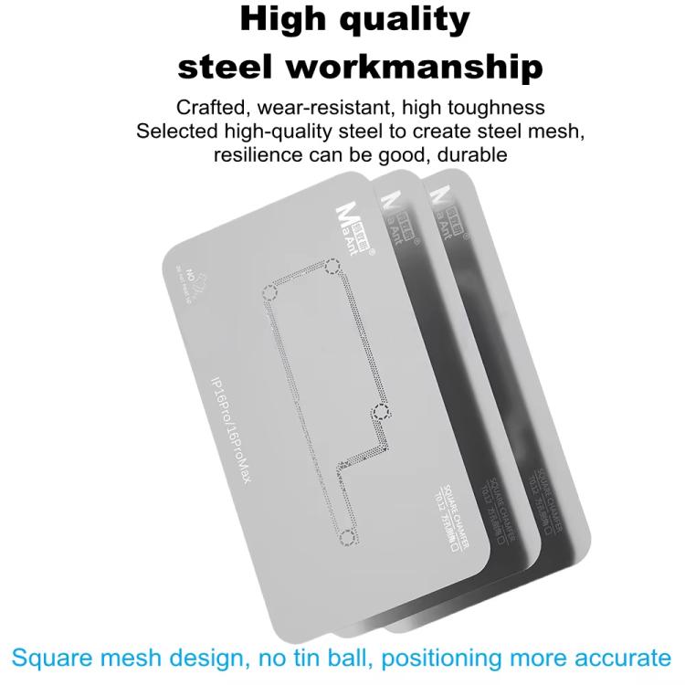 For iPhone 11-16 Series MaAnt M072 19 In 1 Cell Phone Repair Middle Layer Soldering Station With Mid-Level Soldering Mesh - free shipping - PMC TechLife - Order now!
