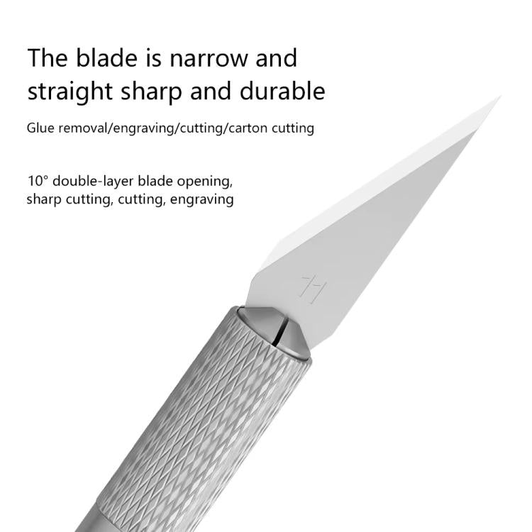MaAnt M077 6 In 1 Cell Phone Repair Rear Cover Removal Artistic Carving Knife Shovel Glue Knife - free shipping - PMC TechLife - Order now!