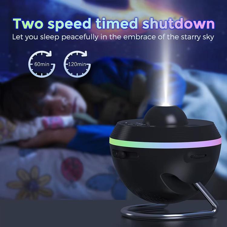 USB Plug-in Space Ball HD Galaxy Projector Lamp Dynamic Meteor Starry Sky Atmosphere Light(White) - free shipping - PMc TechLife - Order now!