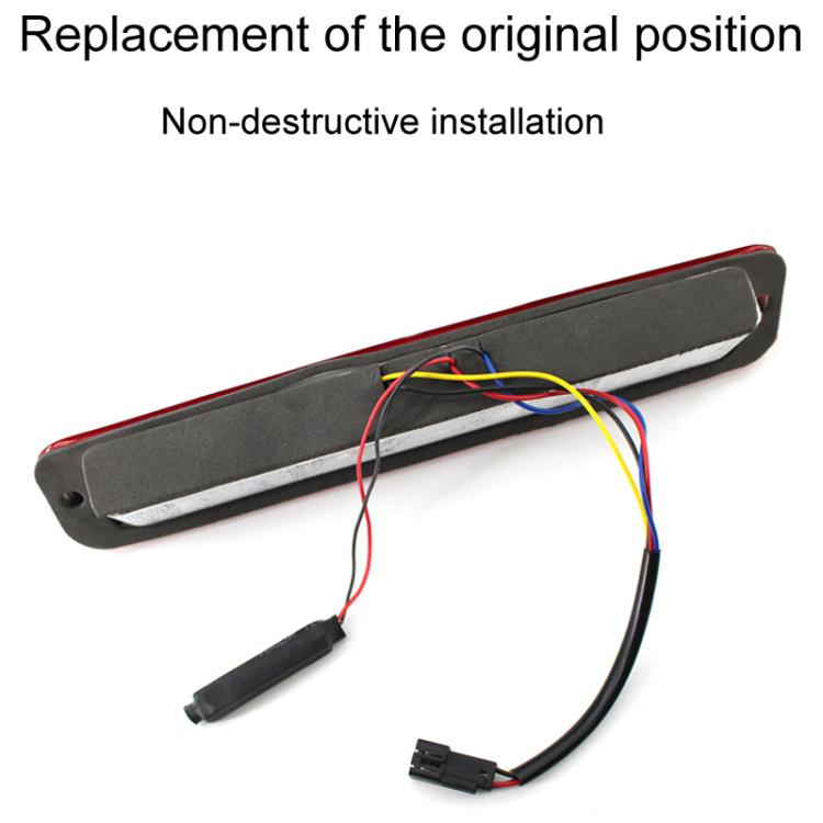 For Chevrolet Silverado 1999-2006 Car High Mount Brake Light LED Third Brake Signal Lamp OE 16525205 5978318 923240(Black White) - free shipping - PMc TechLife - Order now!