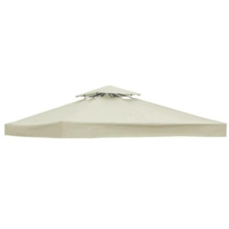 3x3m  Garden Gazebo Top Cover Canopy Replacement Top Patio Roof Awning for Outdoor Terrace, Garden Tent, Pergola(Beige) - free shipping - PMc TechLife - Order now!