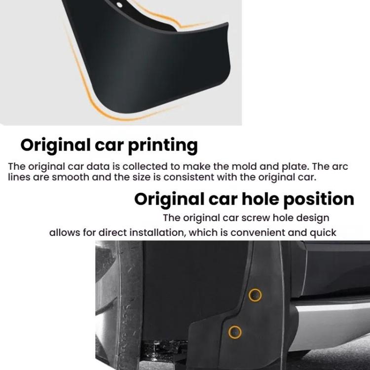 Car Tire Soft Rubber Mudguard For Peugeot 2019-2021 508L - Wheels Tires & Parts by PMc TechLife | Online Shopping South Africa | PMc TechLife | Buy Now Pay Later Mobicred