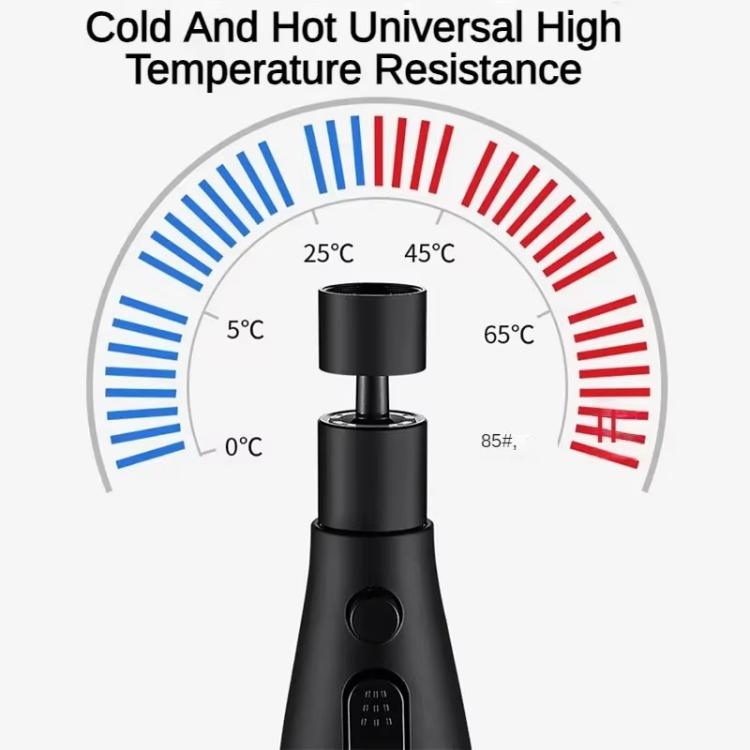 Kitchen Universal Faucet Extender Sink Connector Spout Swivel Faucet Splash Guard(Black) - free shipping - PMc TechLife - Order now!