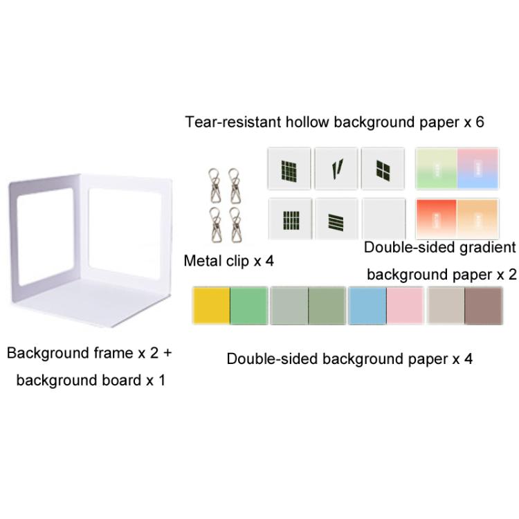 19pcs /Set 3D Shooting Background Board Live Broadcast Product Photography Props, Size: 47cm - free shipping - PMC TechLife - Order now!